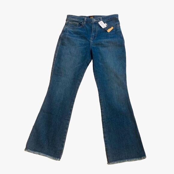 Lee Heritage Medium Wash High-Rise Kick Flare Jeans Size 6M - Picture 2 of 12